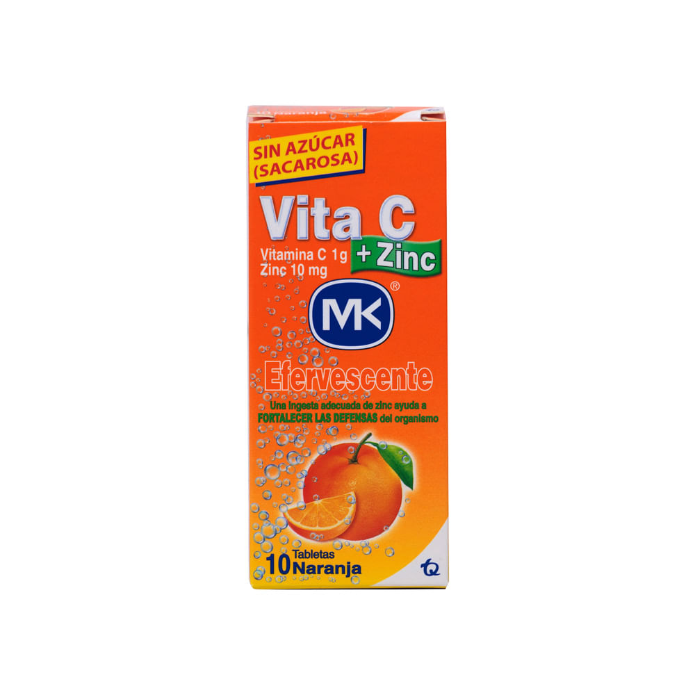 Vitamina C + Zinc Efervescente MK