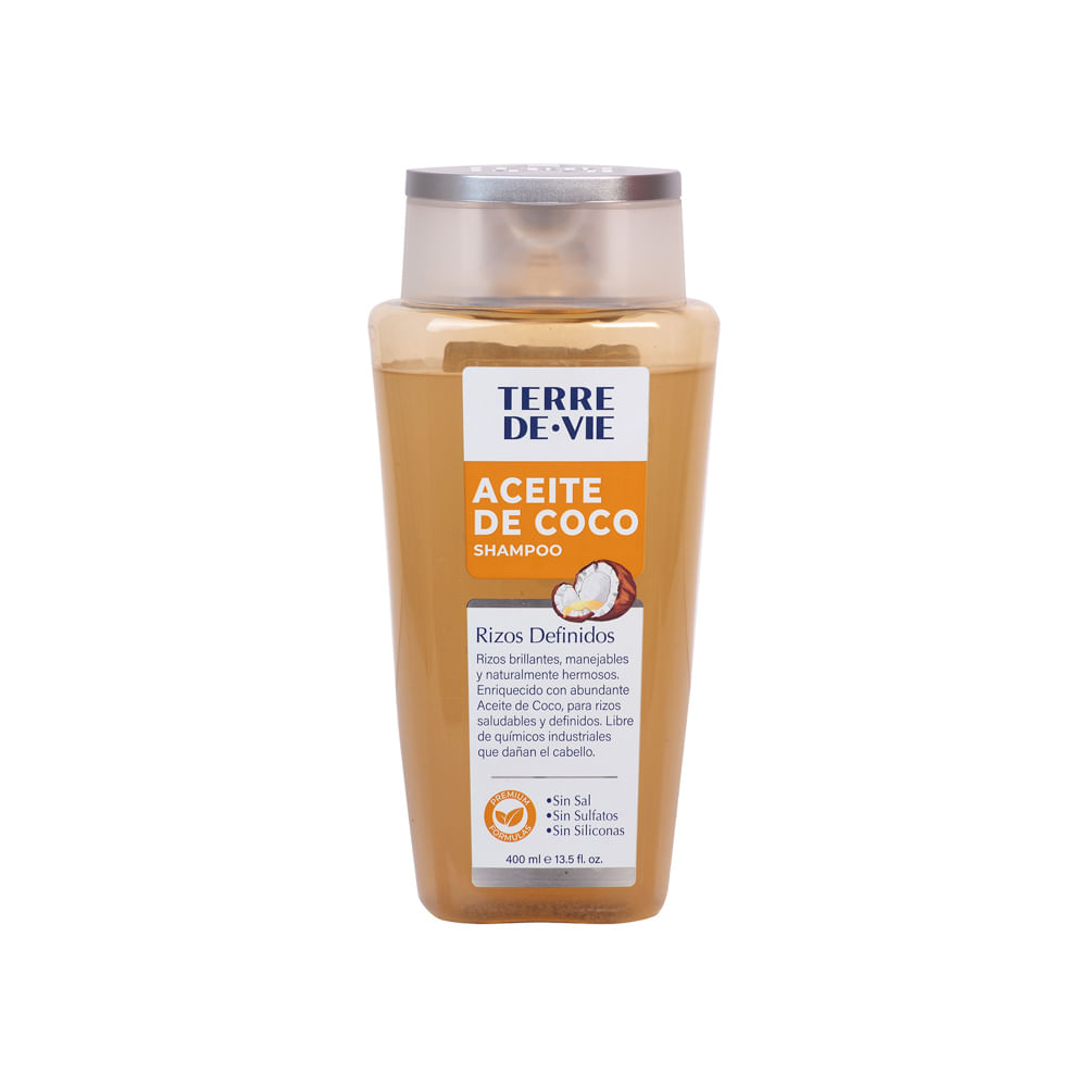 Shampoo Rizos Definidos Aceite Coco Terre De Vie