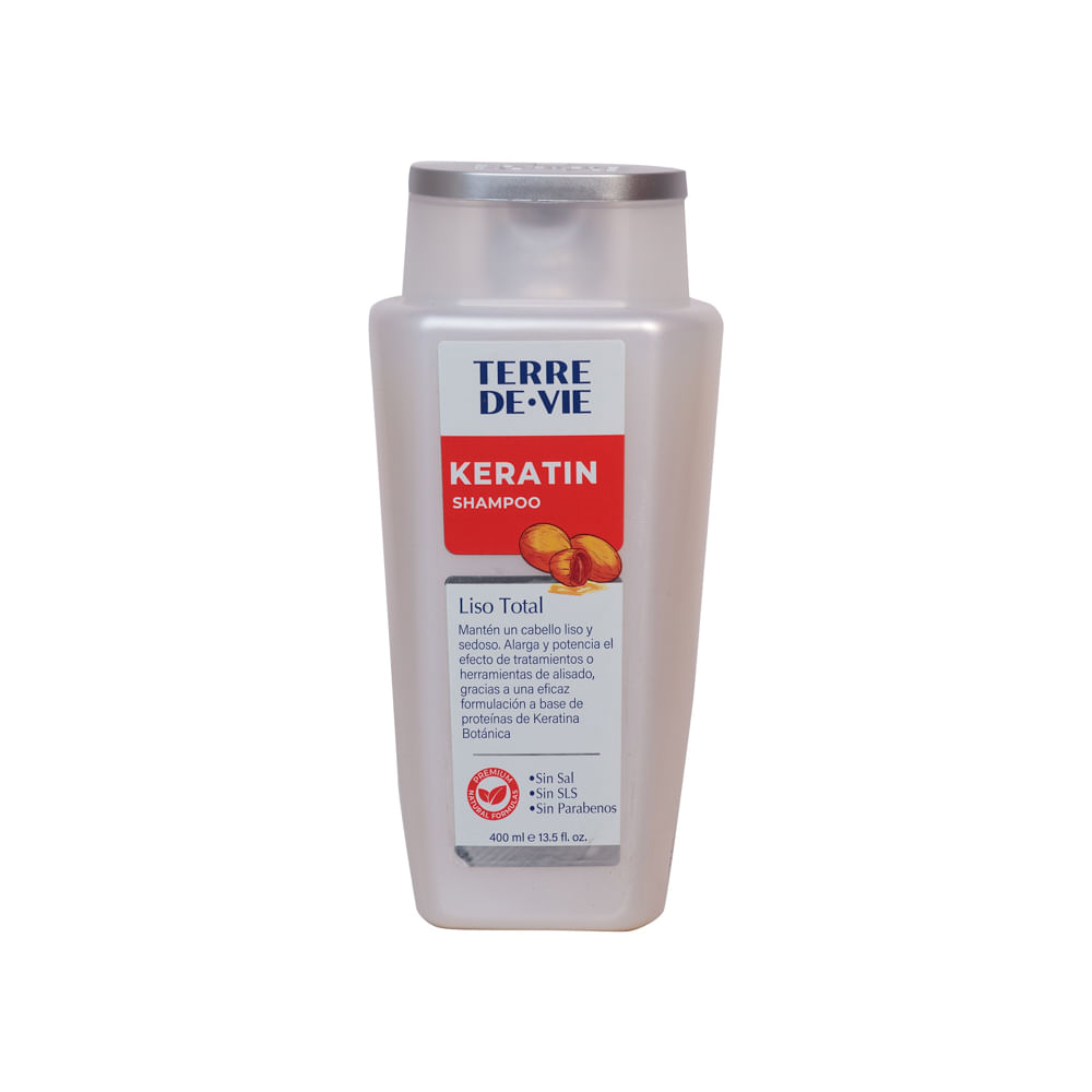 Shampoo Liso Total Keratina Terre De Vie