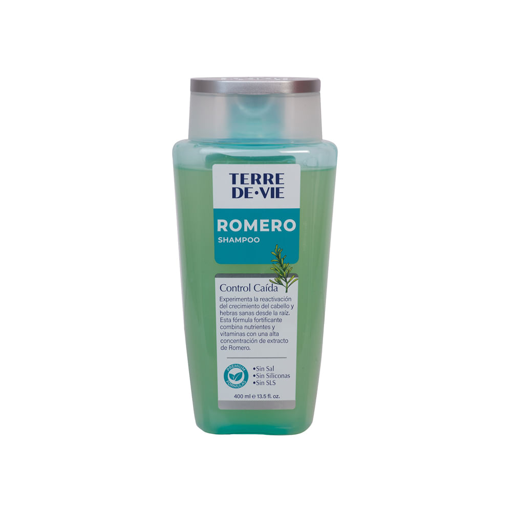 Shampoo Control Caída Romero Terre De Vie