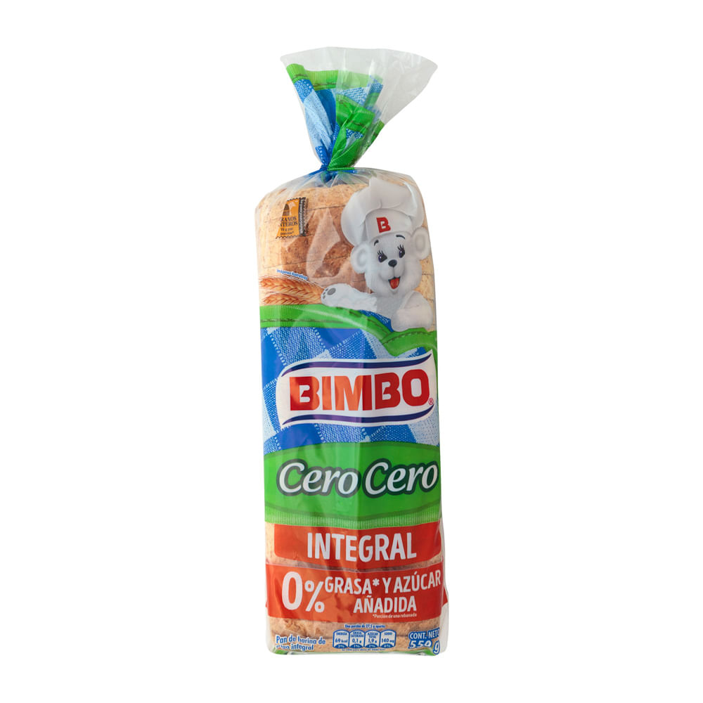 Pan Sándwich Integral Cero Bimbo