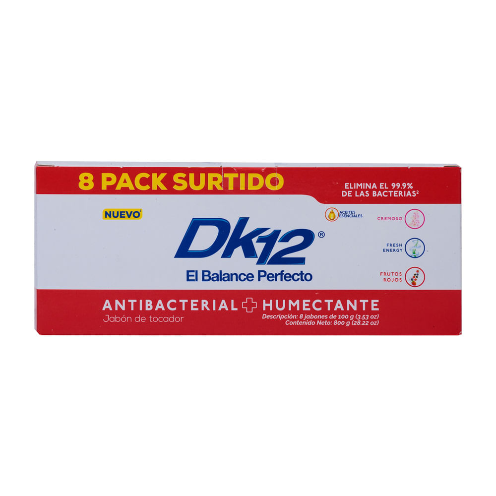 Jabón Pastilla Surdido Dk 12 8 Pack