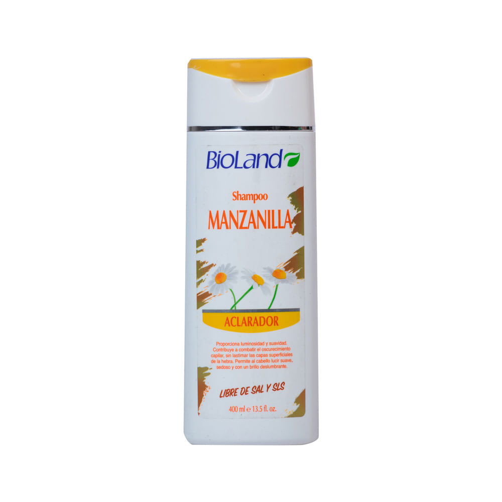 Shampoo Aclarador Manzanilla Bioland