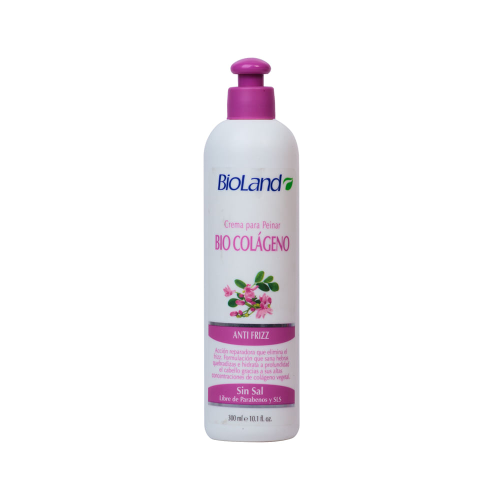 Crema Peinar Anti Frizz Bio Colágeno Bioland