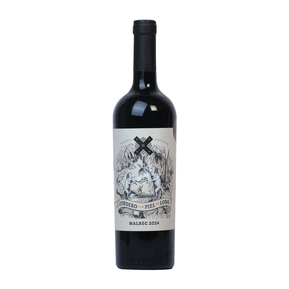 Vino Tinto Malbec Cordero Con Piel De Lobo