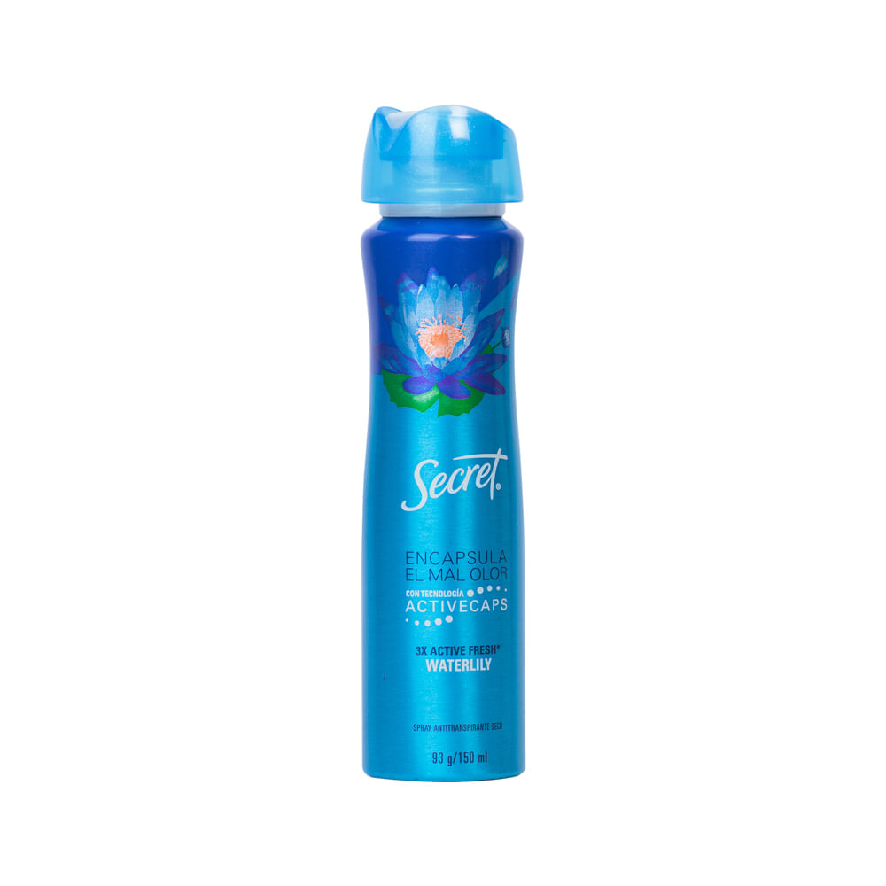 Desodorante Dama Waterlily Secret Aerosol