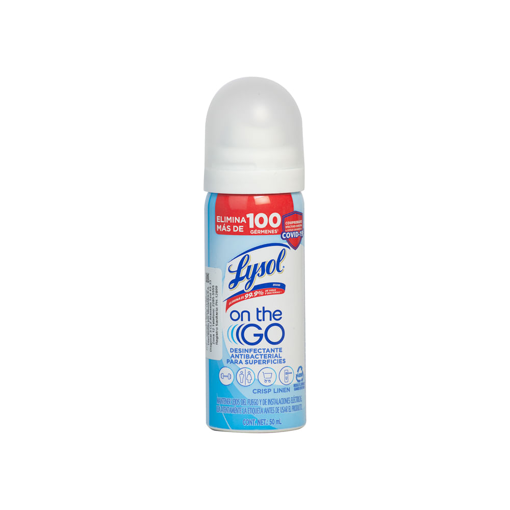 Desinfectante On The Go Lysol Aerosol