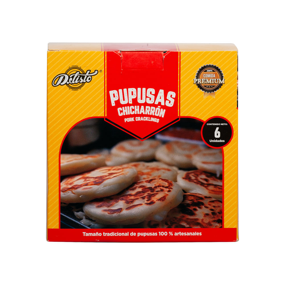 Pupusas Con Chicharrón Delisto
