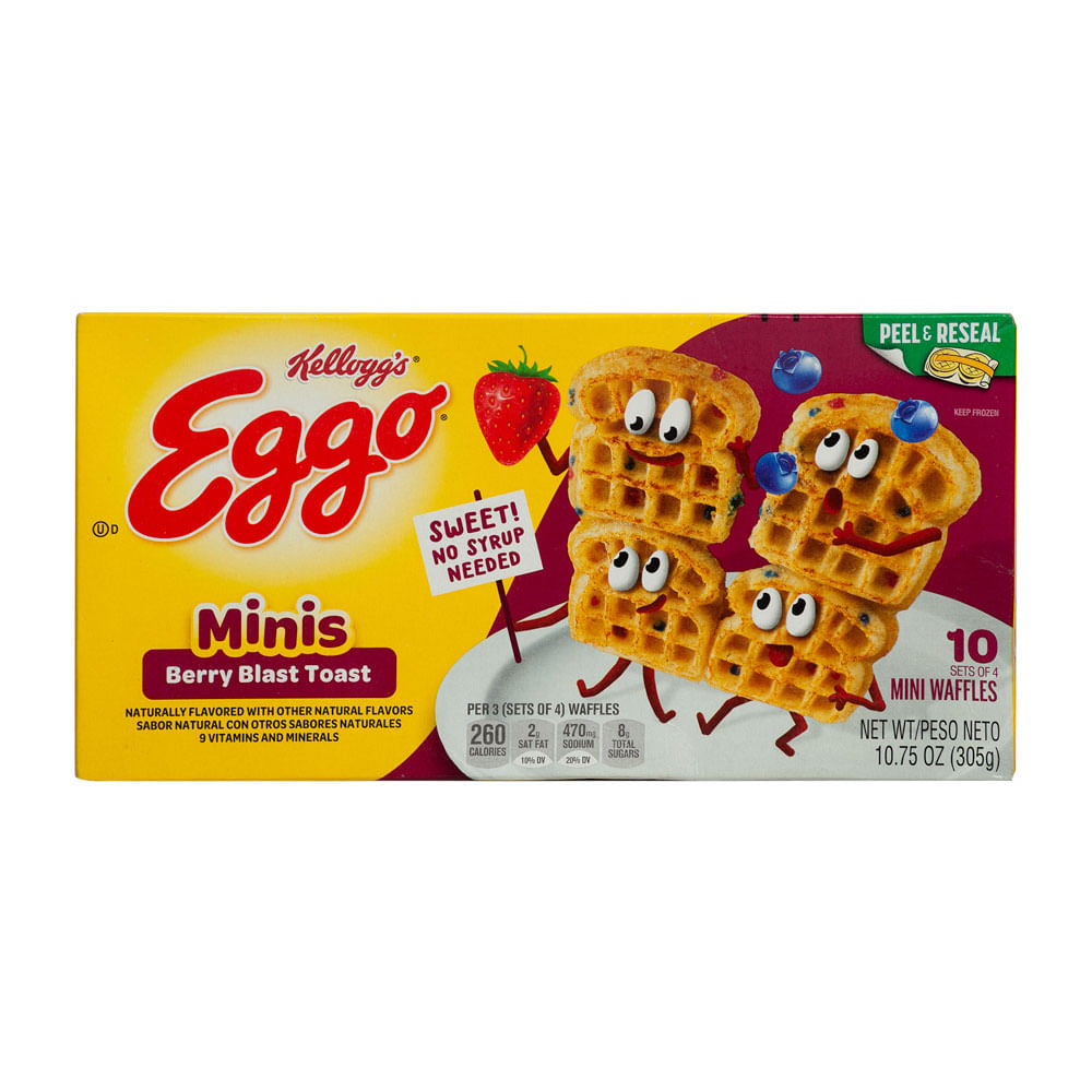 Waffles Mini Berry Blast Toast Kelloggs Eggo
