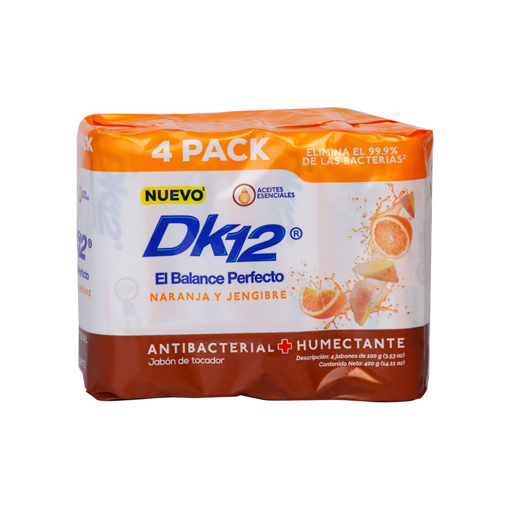 Jabón Pastilla Naranja Y Jengibre Dk 12 4 Pack