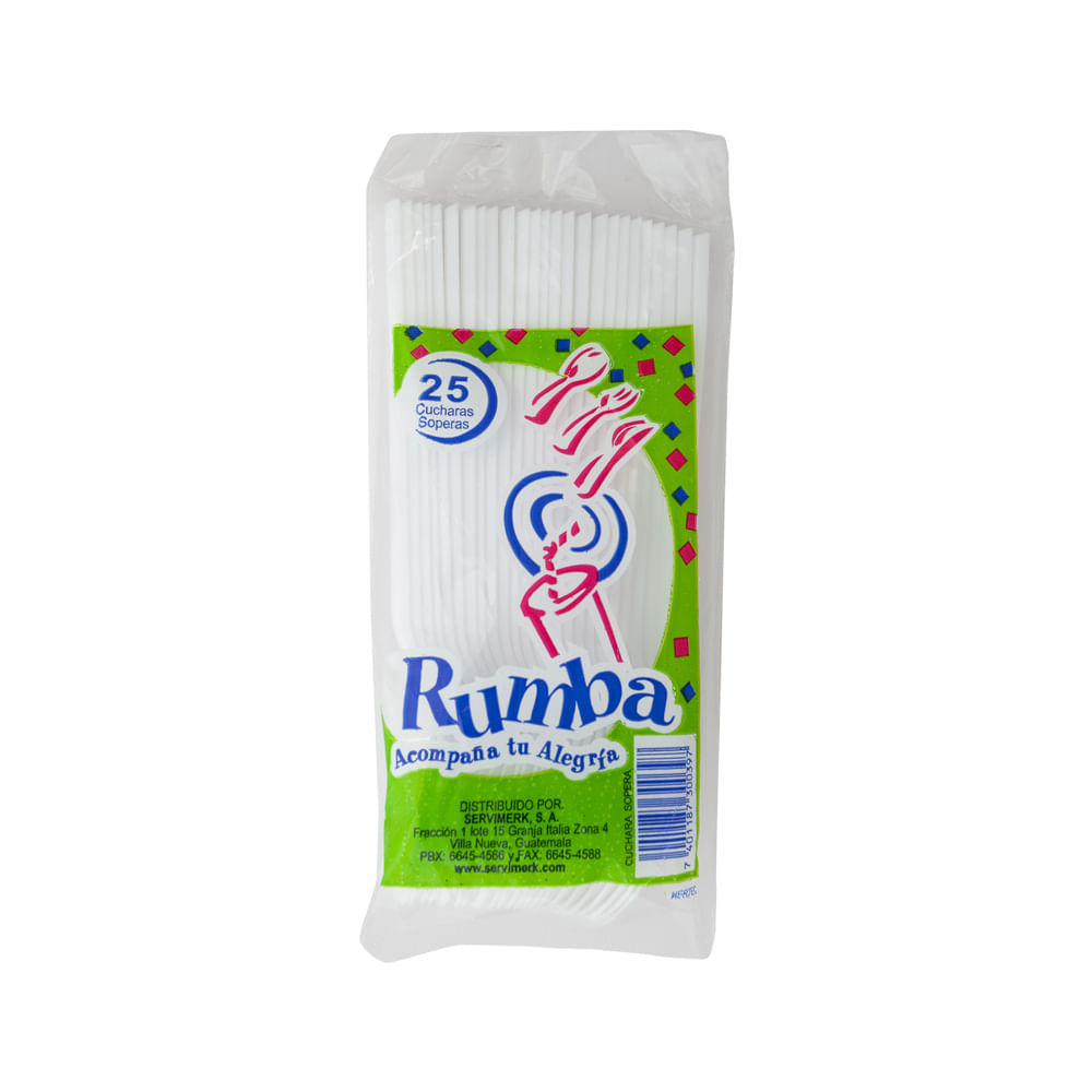 Cuchara Plástica Sopera Rumba