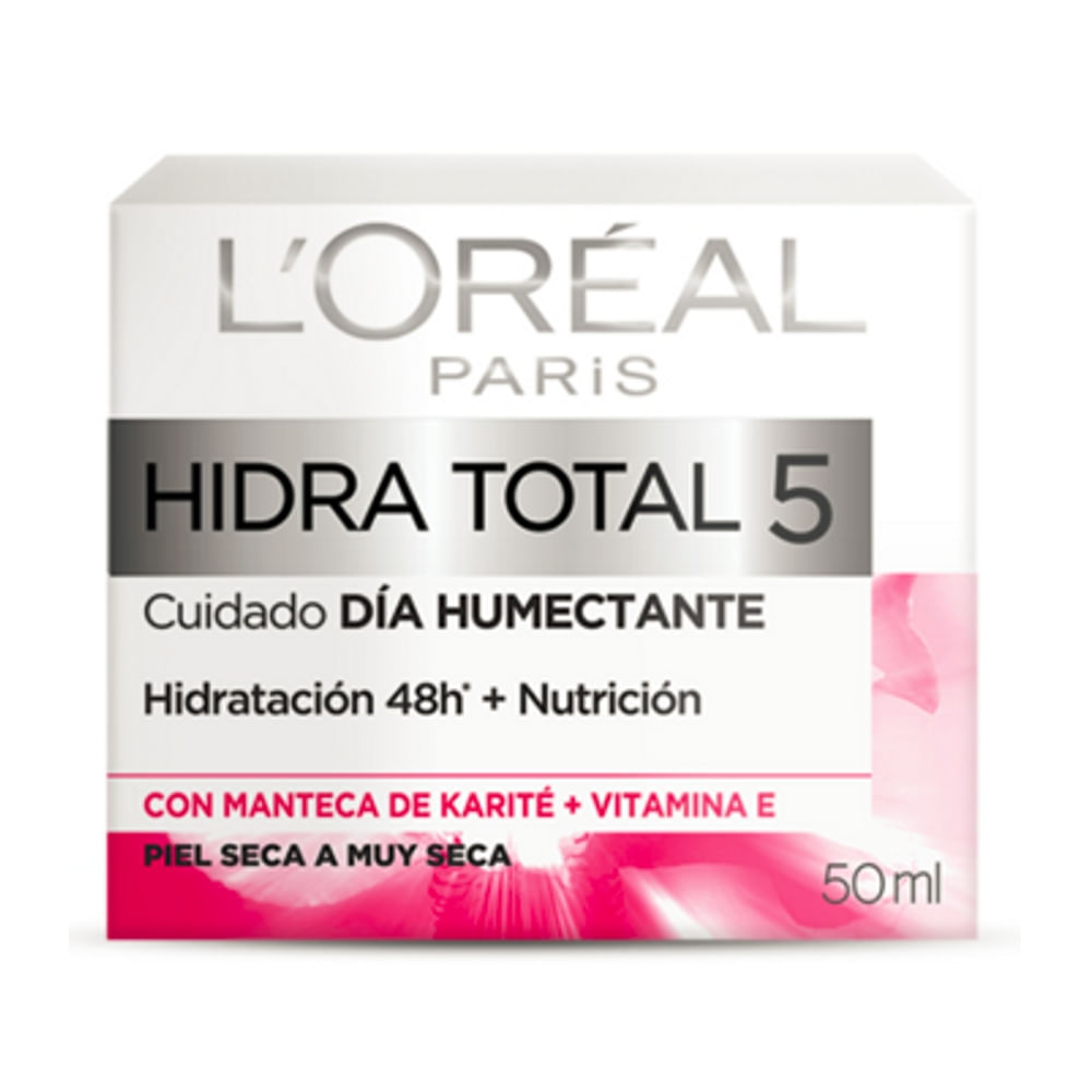 Crema Facial Día Con Karité Y Vitamina E Hidra Total 5 Loreal