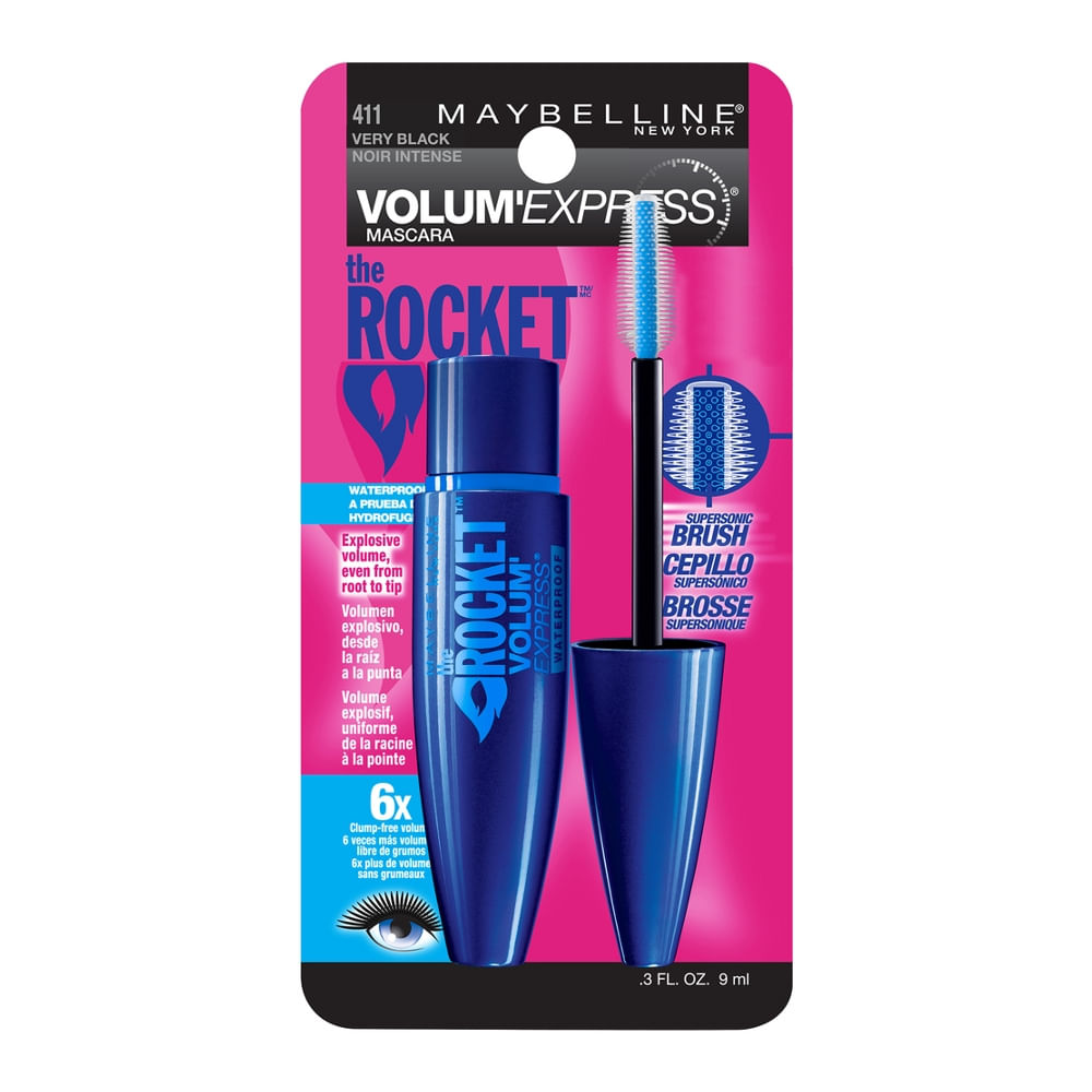 Mascara Pestañas Volume Express Very Black No.411 Maybelline