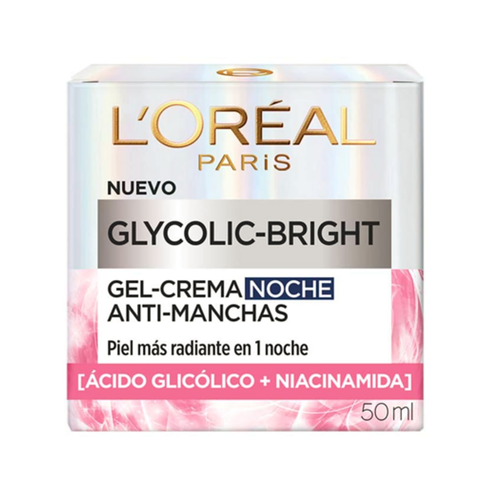 Crema Facial Noche Glyco Bringht Antimanchas Loreal