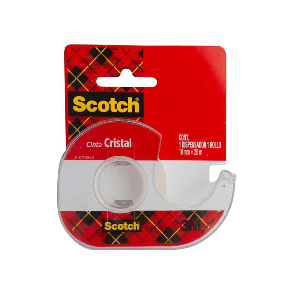 Cinta Cristal Con Dispensador Scotch