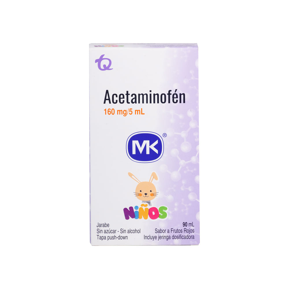 Acetaminofén Niños Frutos Rojos MK
