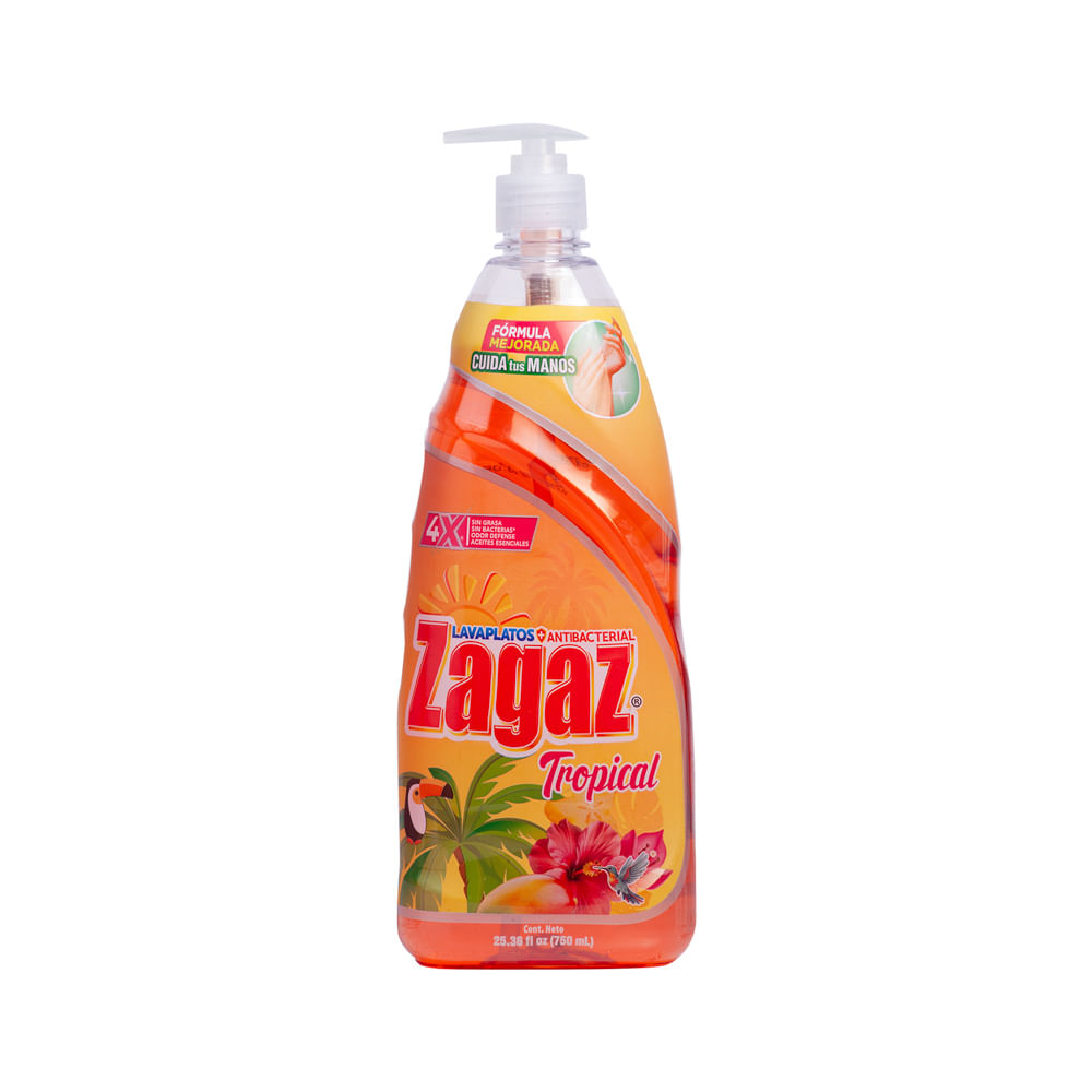 Lavaplatos Líquido Tropical Zagaz