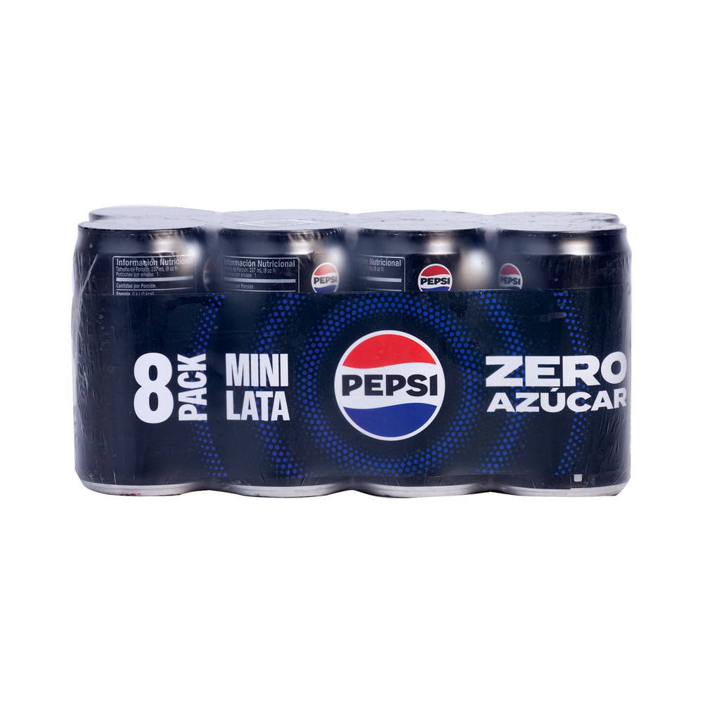 Pepsi Zero Azúcar Lata 8 Pack