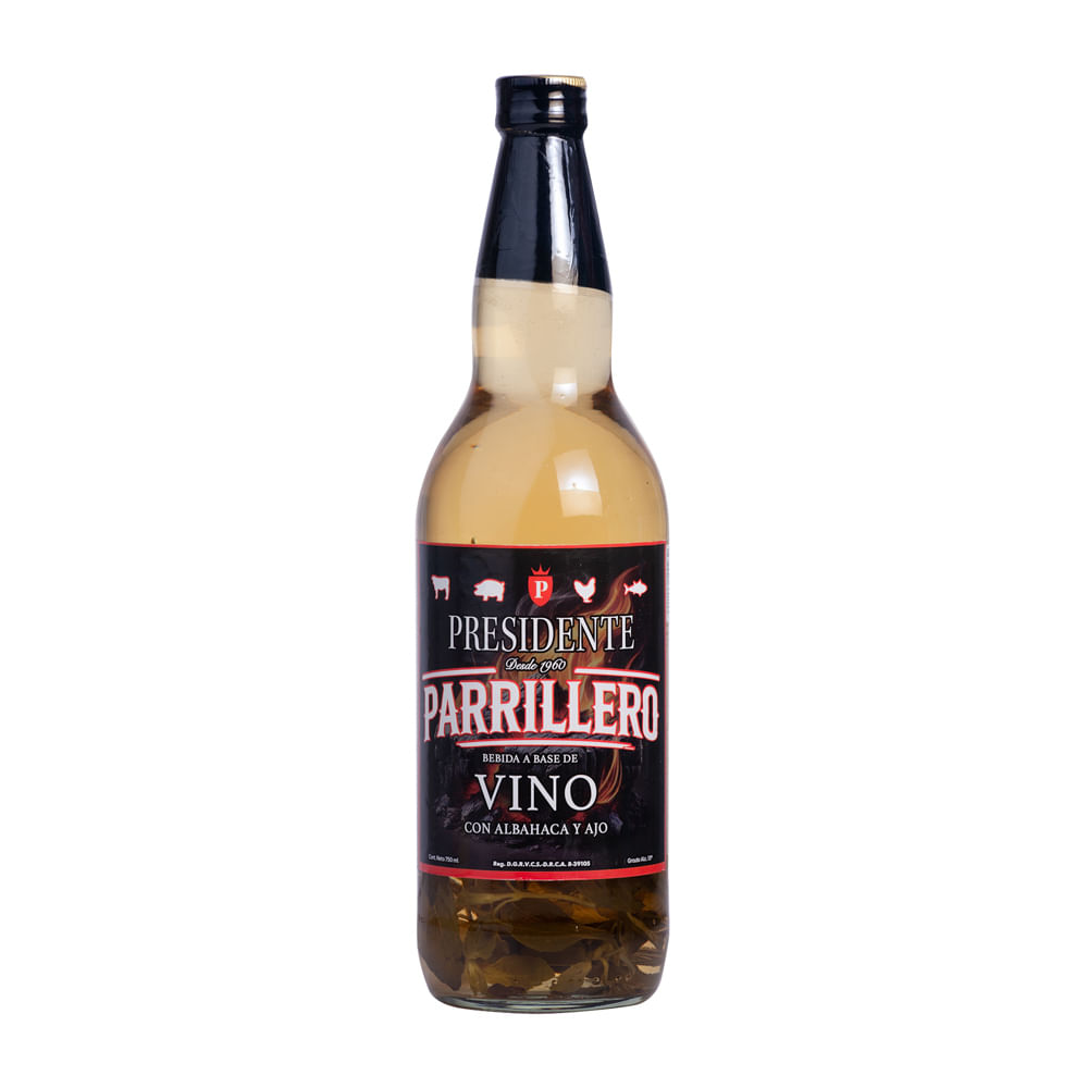 Vino Parrillero Albahaca Y Ajo Presidente