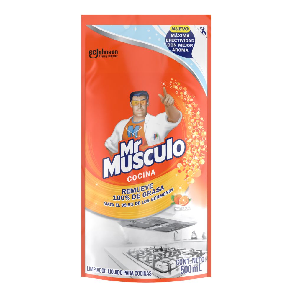 Limpiador Cocina Naranja Mr. Músculo Doypack