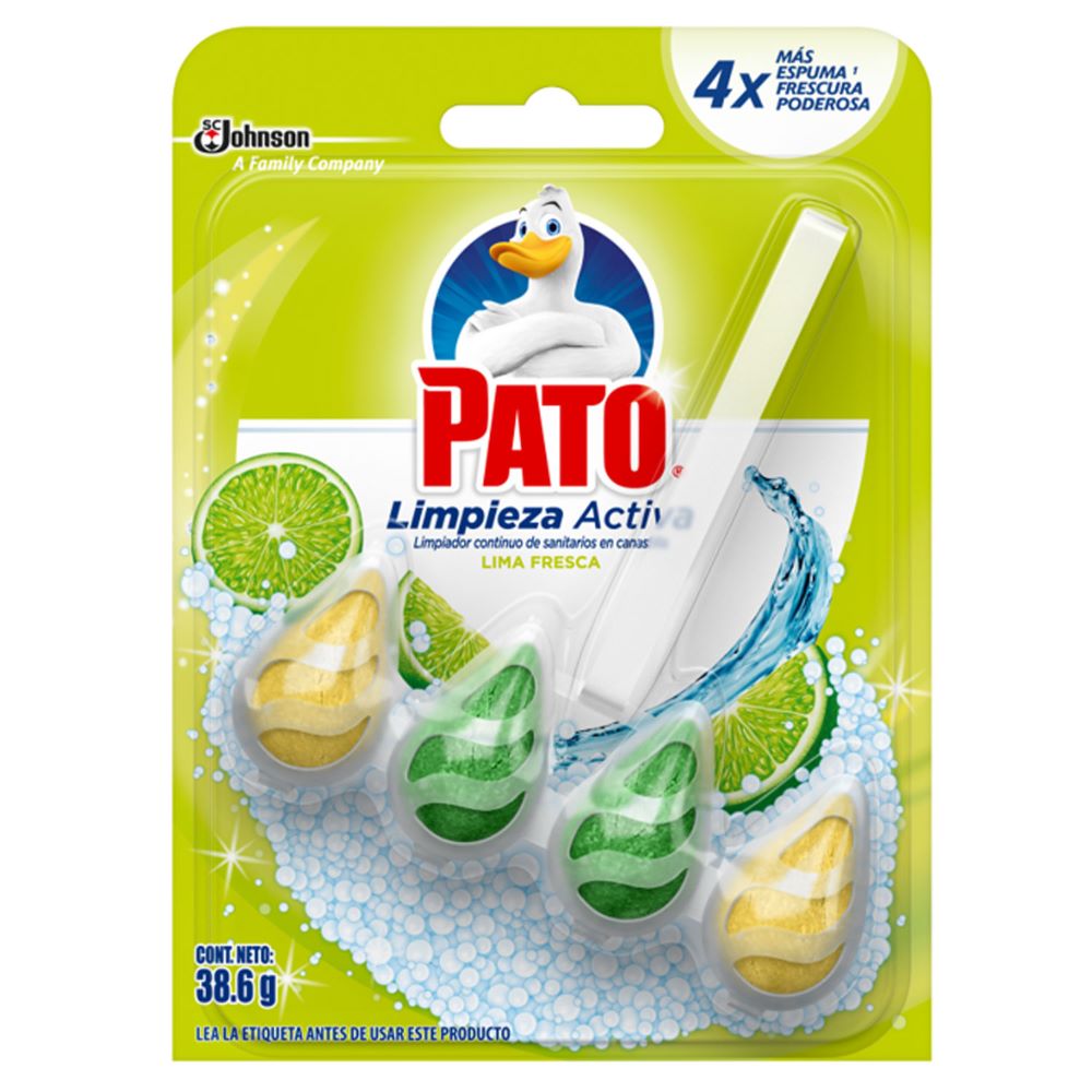 Desinfectante Baños Pastilla Lima Fresca Pato