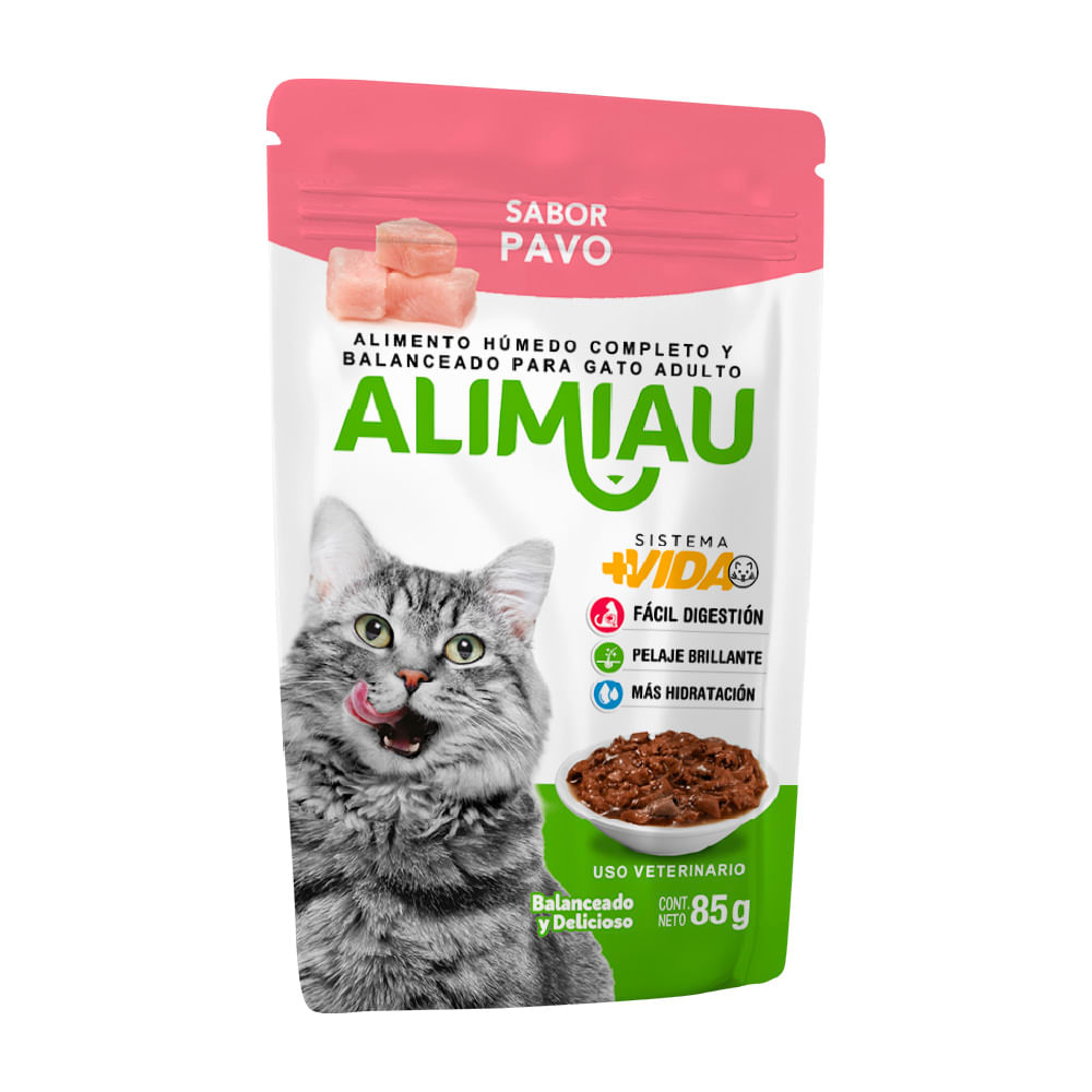 Alimento Gato Pavo Alimiau