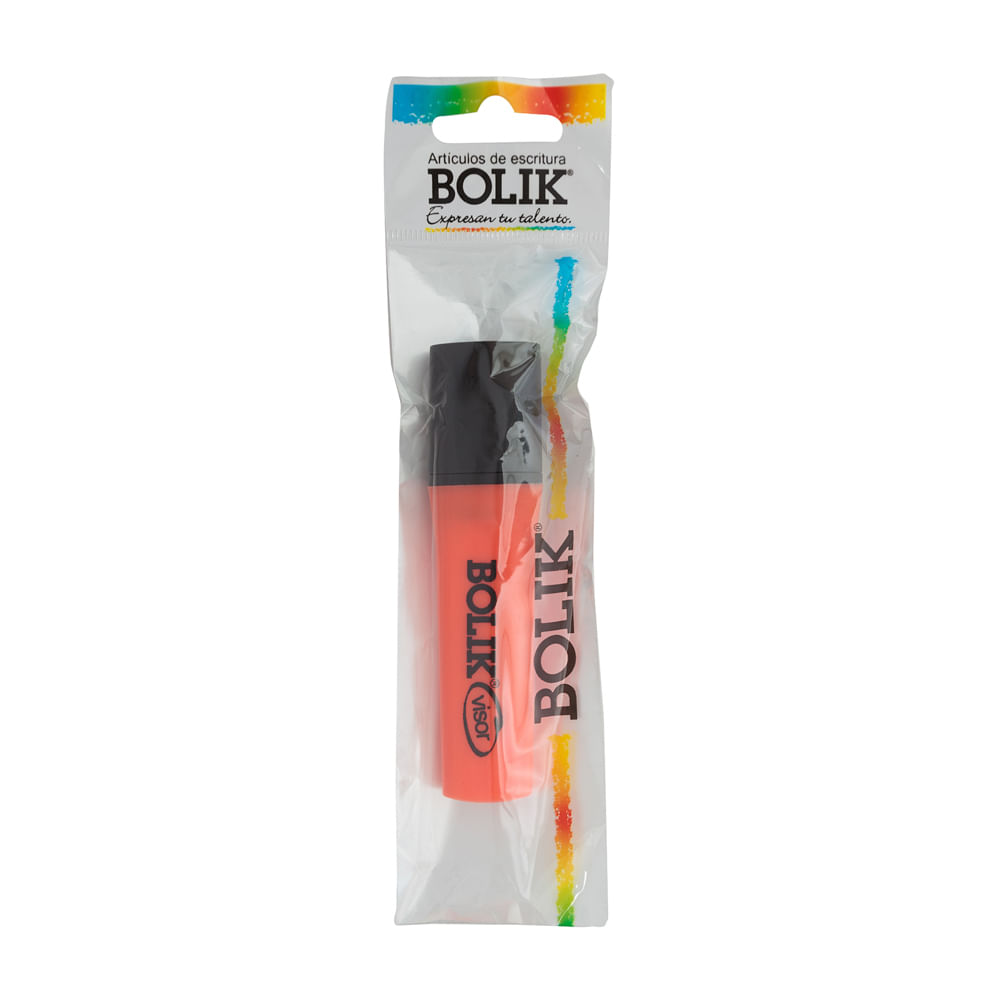 Resaltador Naranja Visor Bolik