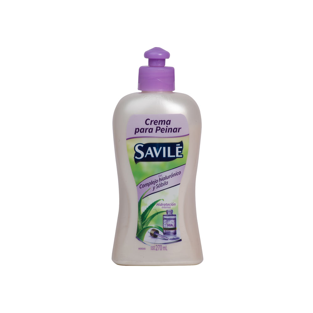 Crema Peinar Complejo Hialurónico Y Sábila Savilé