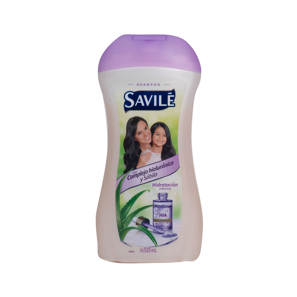 Shampoo Complejo Hialurónico Y Sábila Savilé