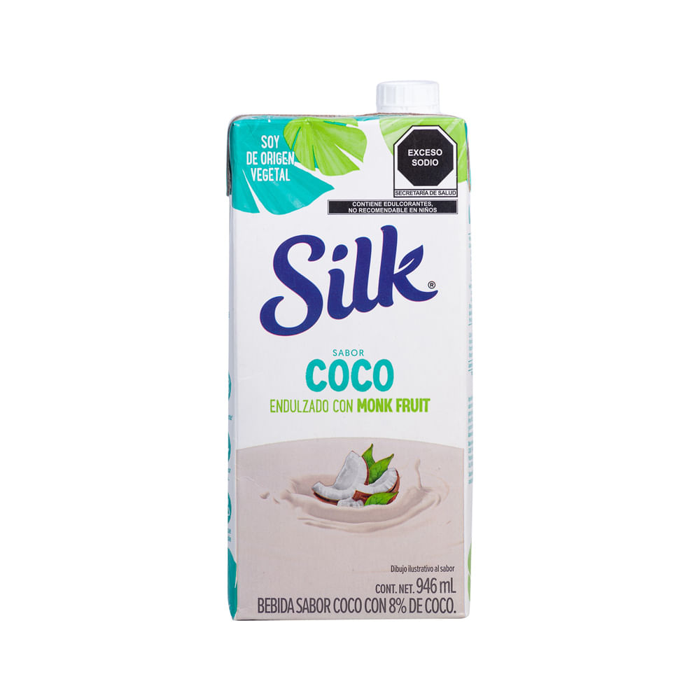 Bebida Coco Monk Fruit Sin Azúcar Silk