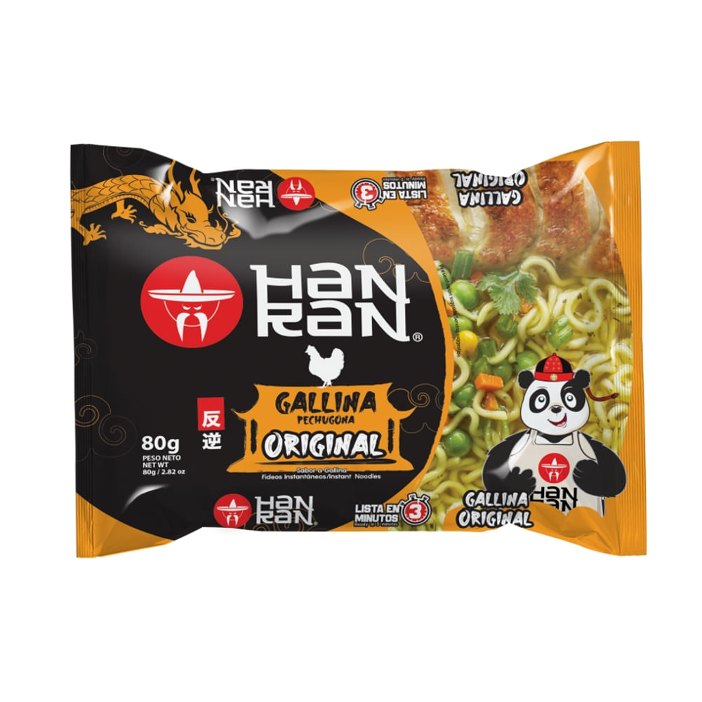 Sopa Instantánea Gallina Han Ran Bolsa