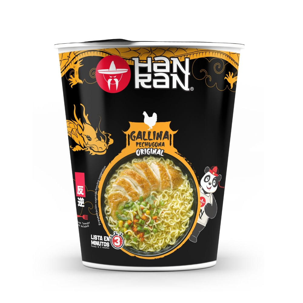 Sopa Instantánea Gallina Original Han Ran