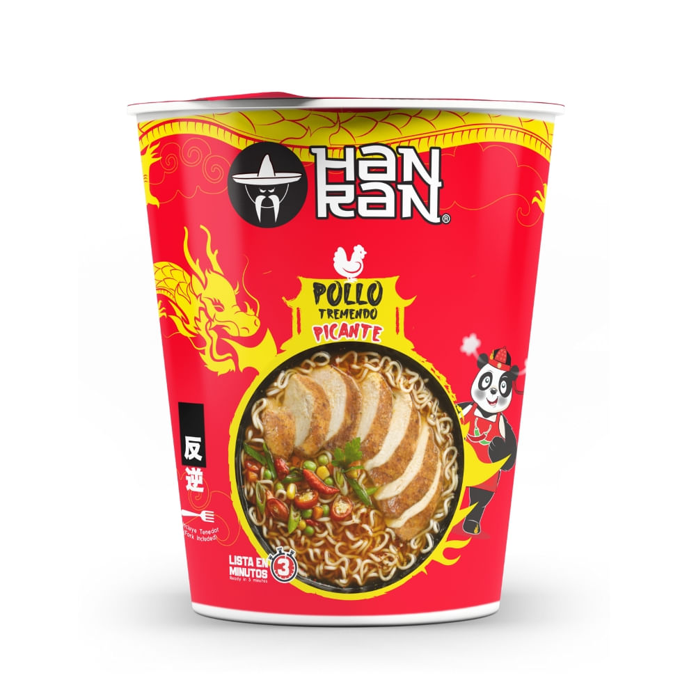 Sopa Instantánea Pollo Picante Han Ran