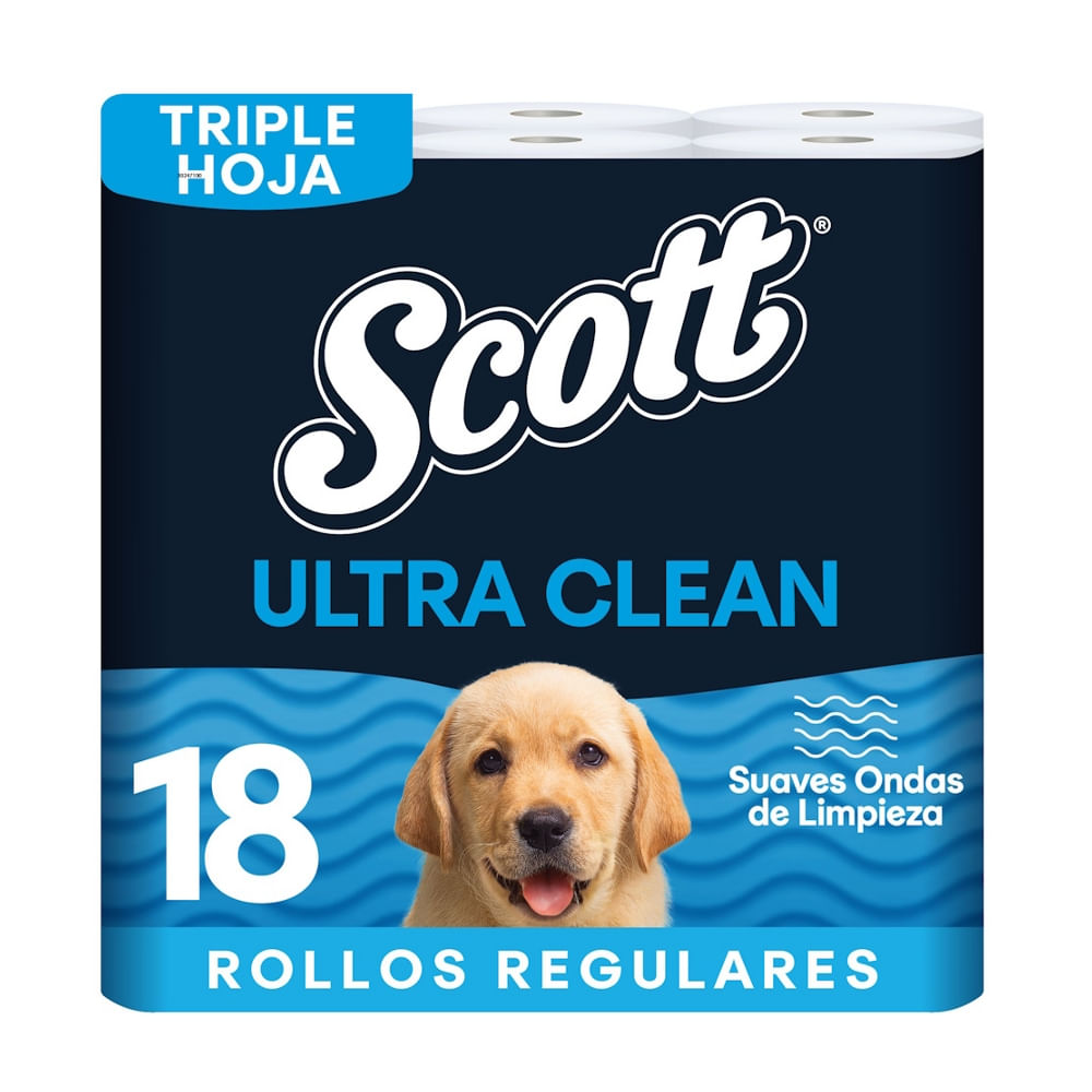 Papel Higiénico Triple Hoja Ultra Clean Scott
