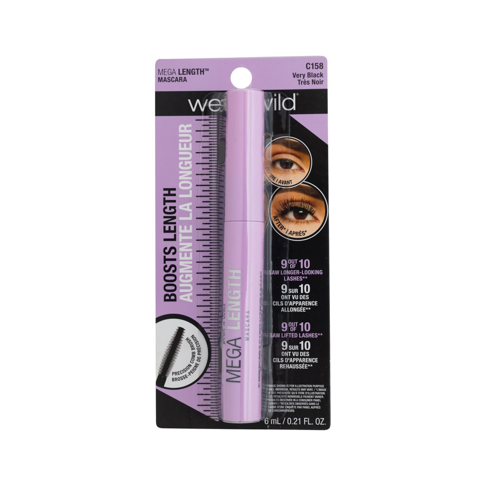 Mascara Pestañas Very Black Wet N Wild