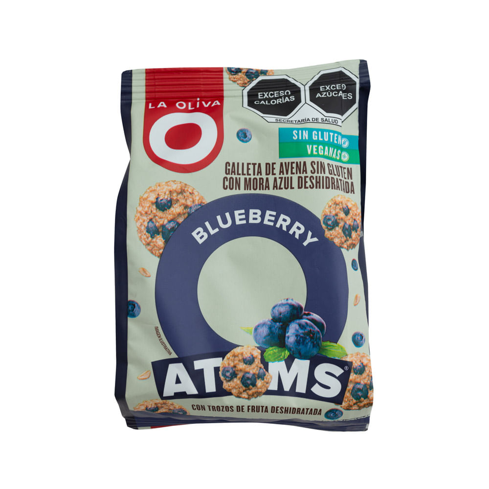 Galleta Avena Vegano Mora Azul Atoms