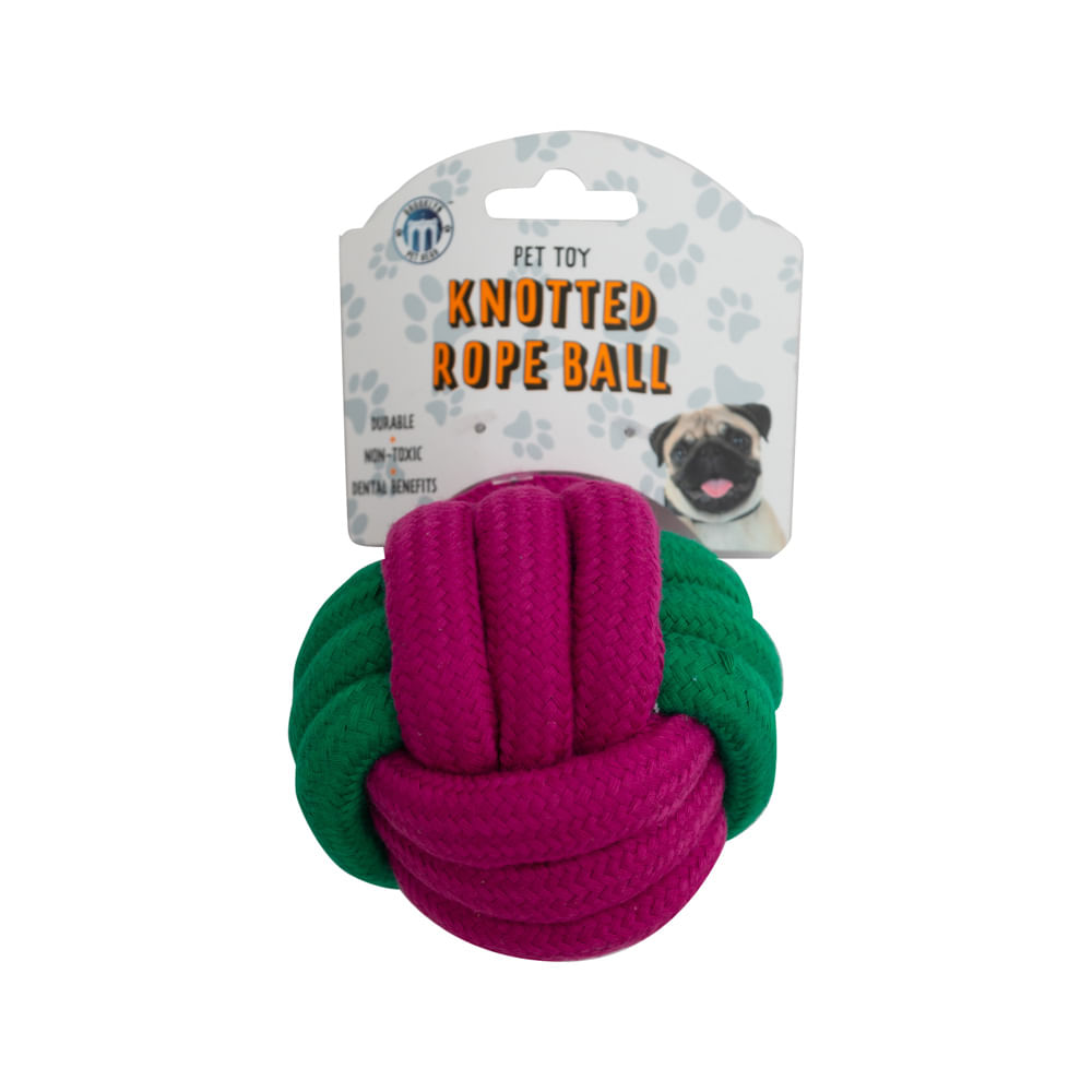 Juguete Para Mascota Knotted Rope Ball Brooklyn