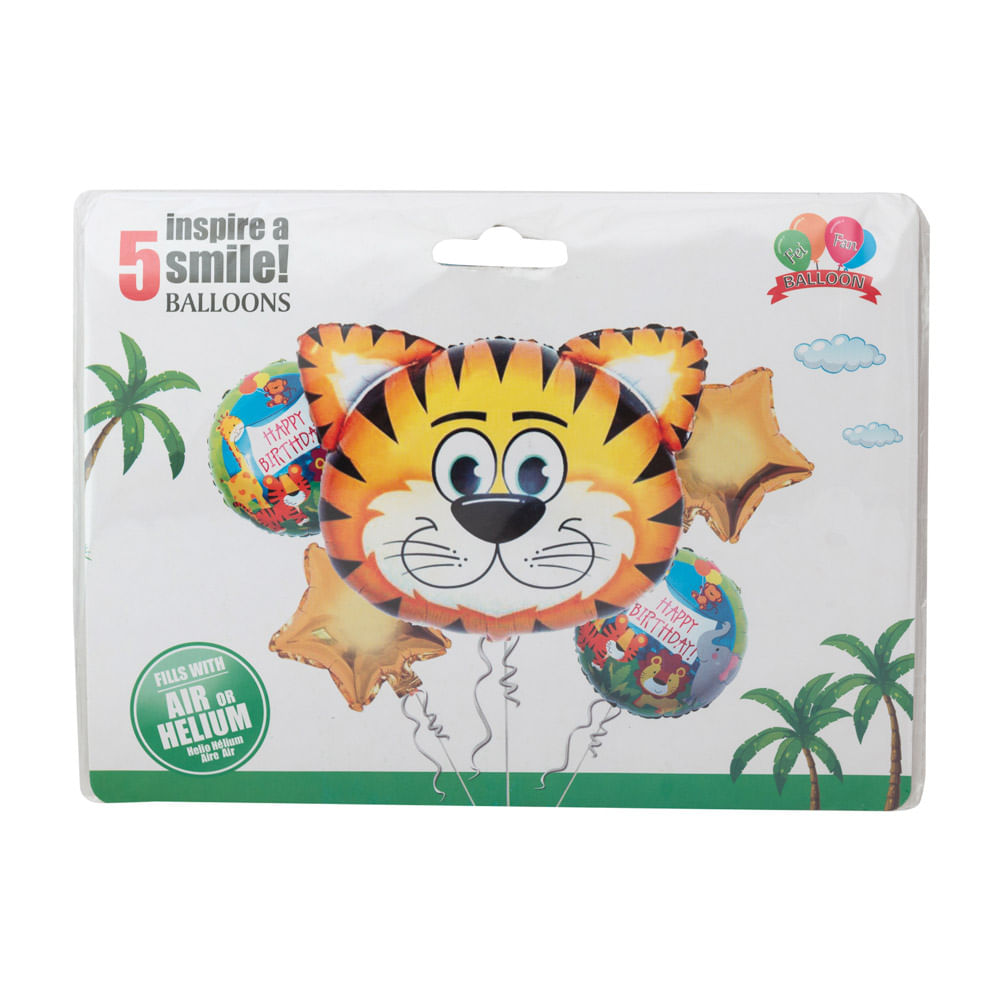 Globos Metálicos Animales Con Adicionales Avi