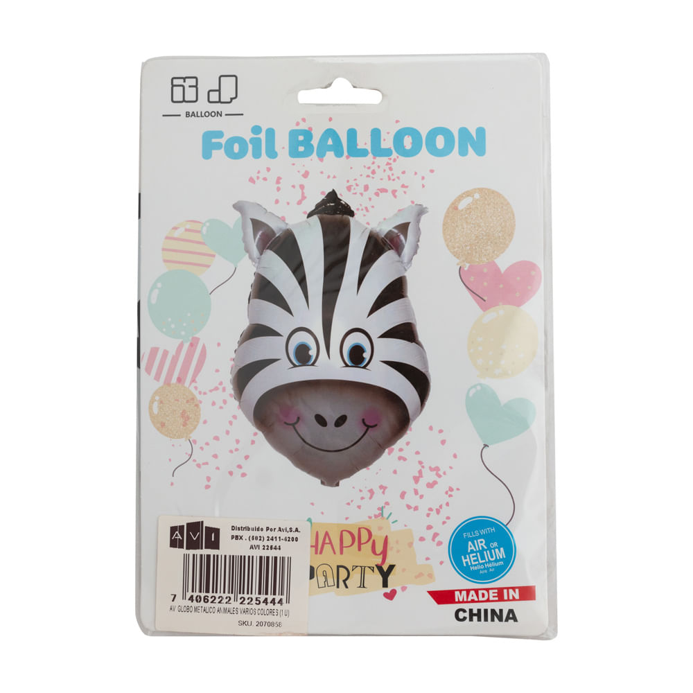 Globos Metálicos Animales Colores