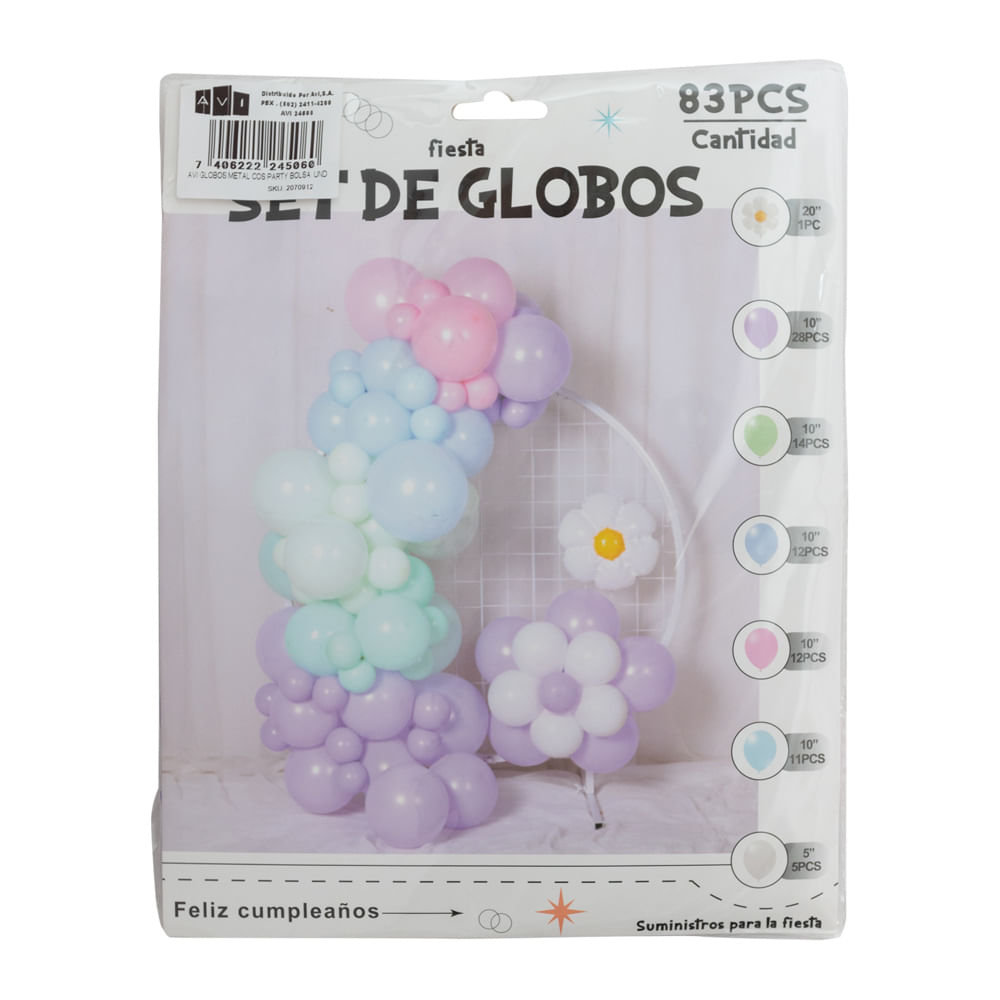 Set Globos Party Avi