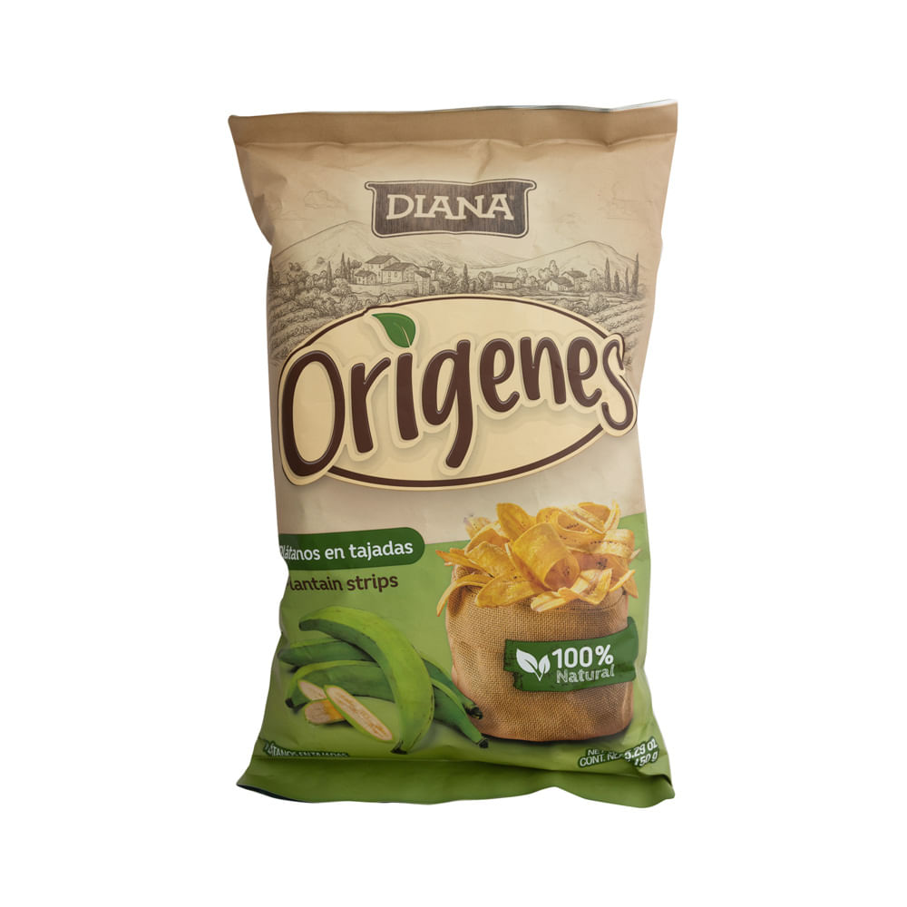 Boquitas Plátano En Tajadas Orígenes Diana