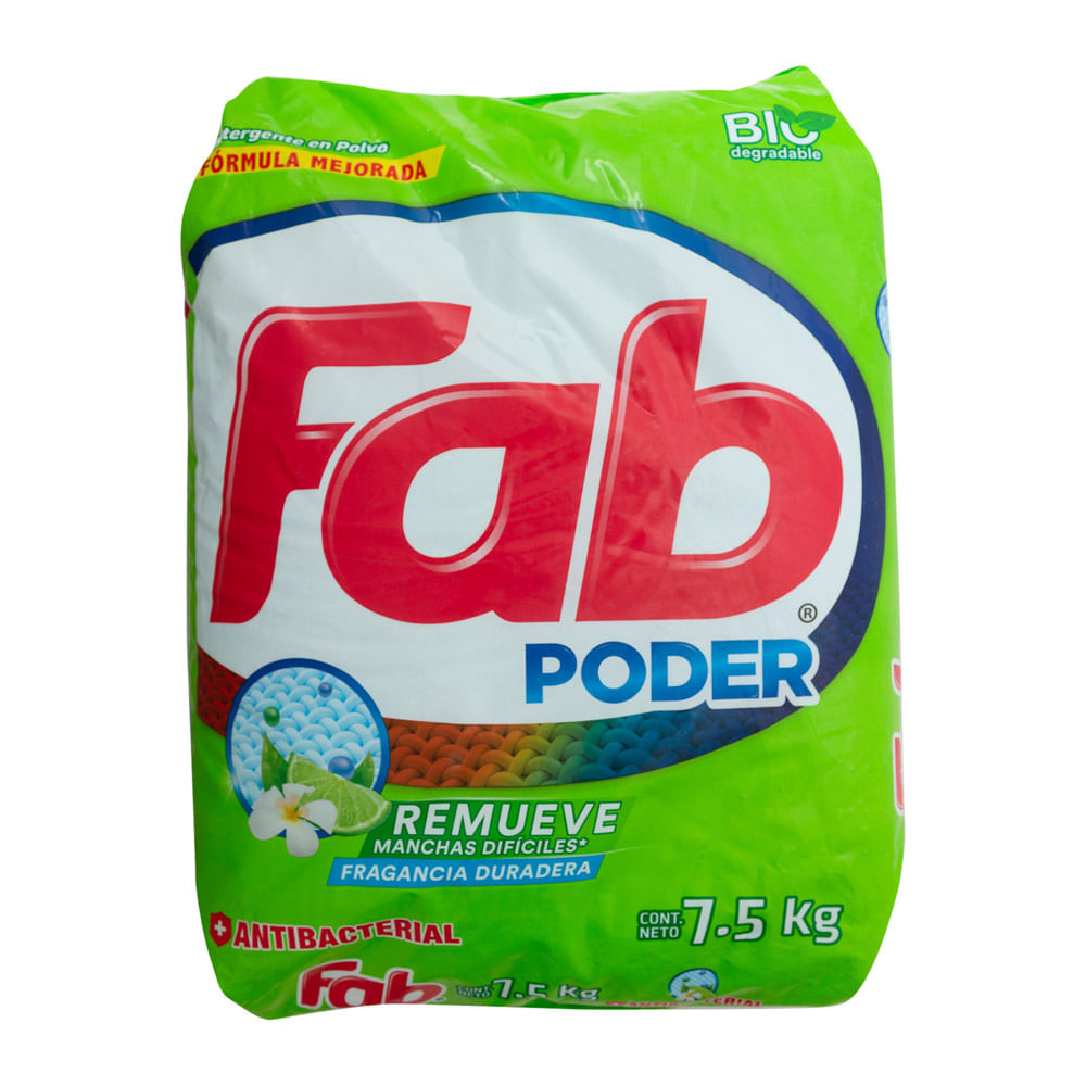 Detergente Polvo Antibacterial Fab