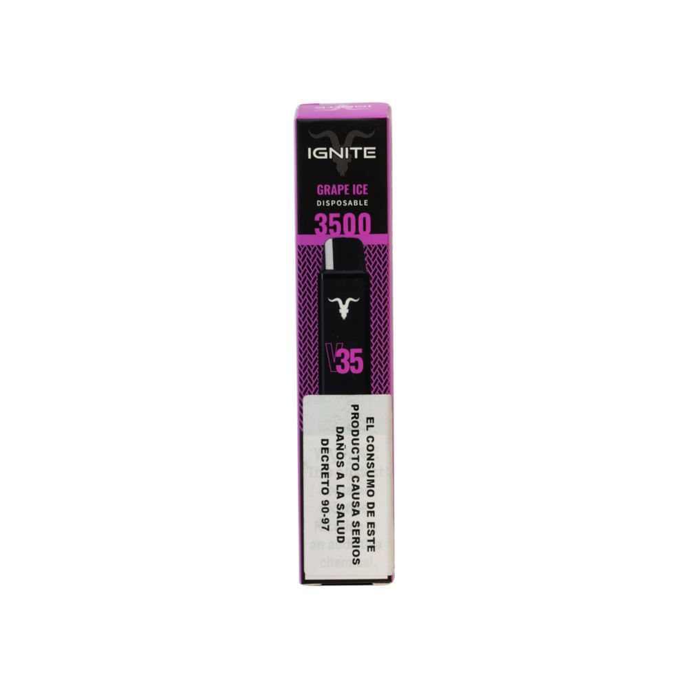 Cigarro Electrónico Grape Ice Ignite 3500 Puffs