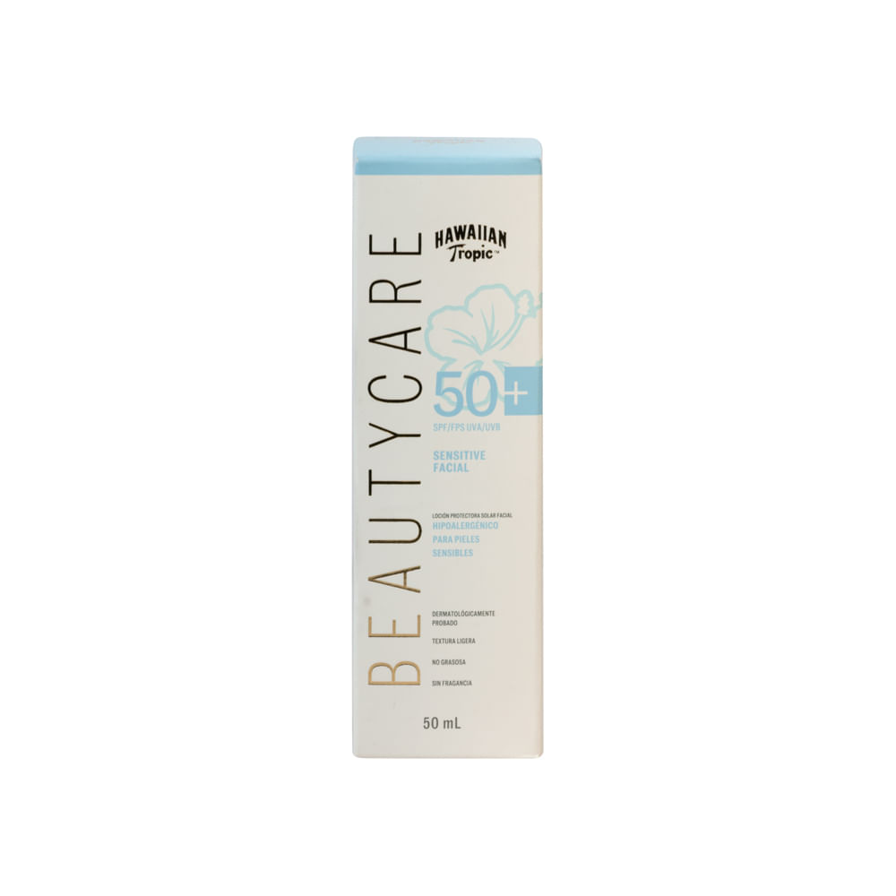 Bloqueador Sensitive Facial Beautycare Fps 50 Hawaiian Tropic