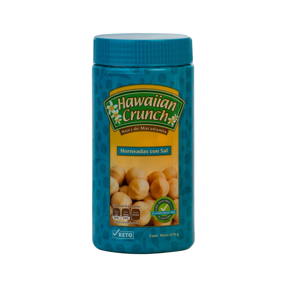 Nuez Macadamia Con Sal Hawaiian Crunch