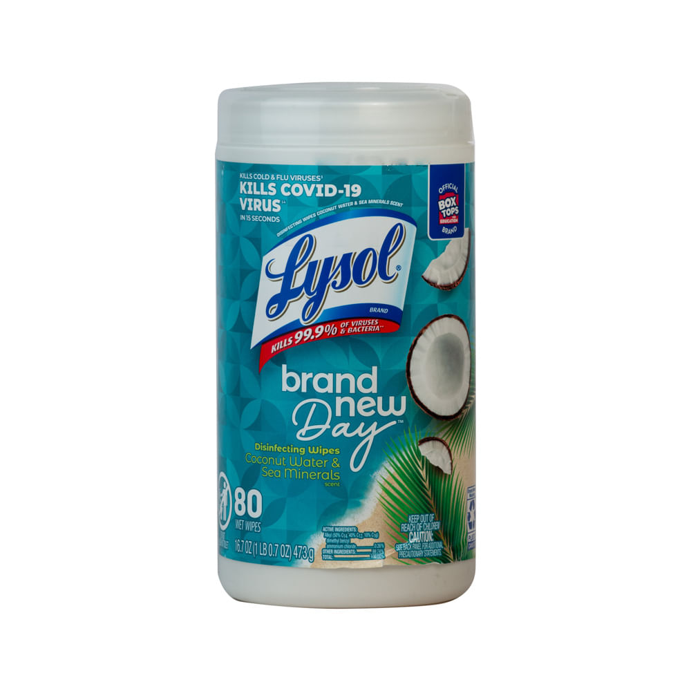 Toallas Desinfectantes Brand New Day Lysol