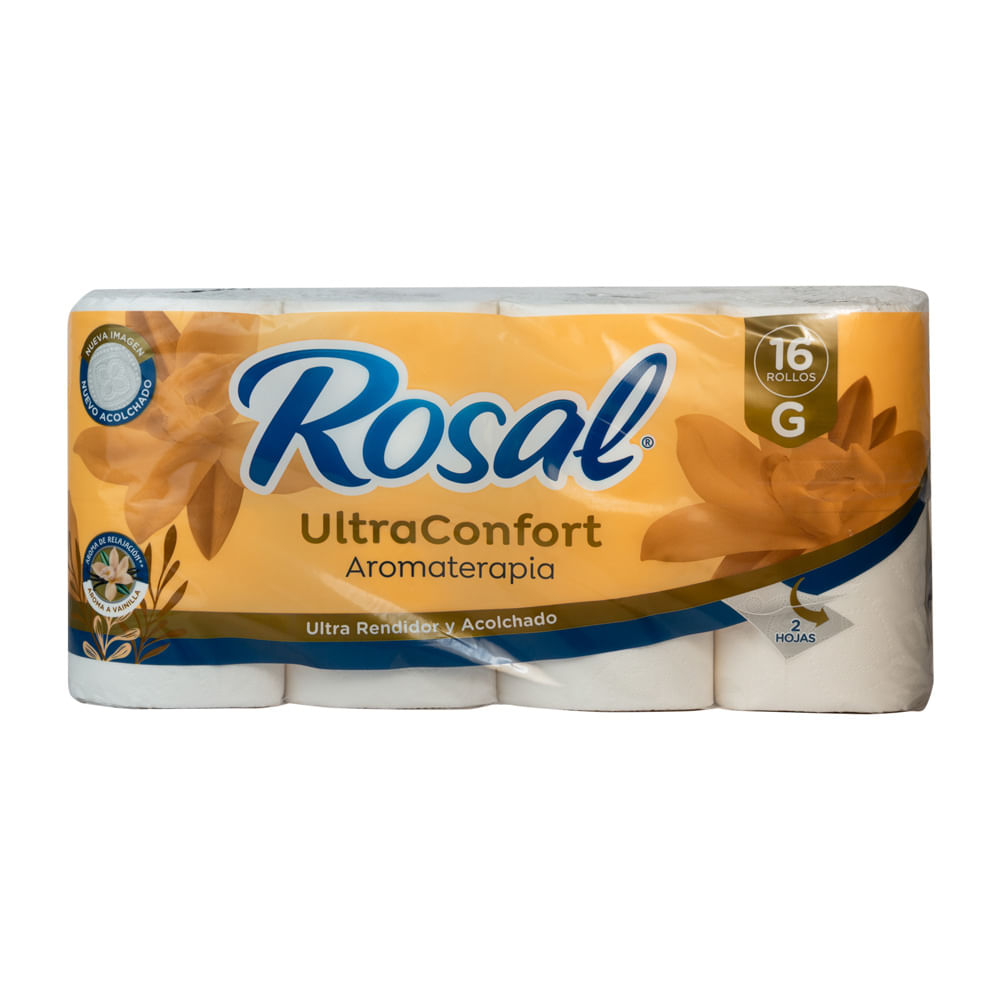 Papel Higiénico Doble Hoja Ultra Confort Vainilla Rosal