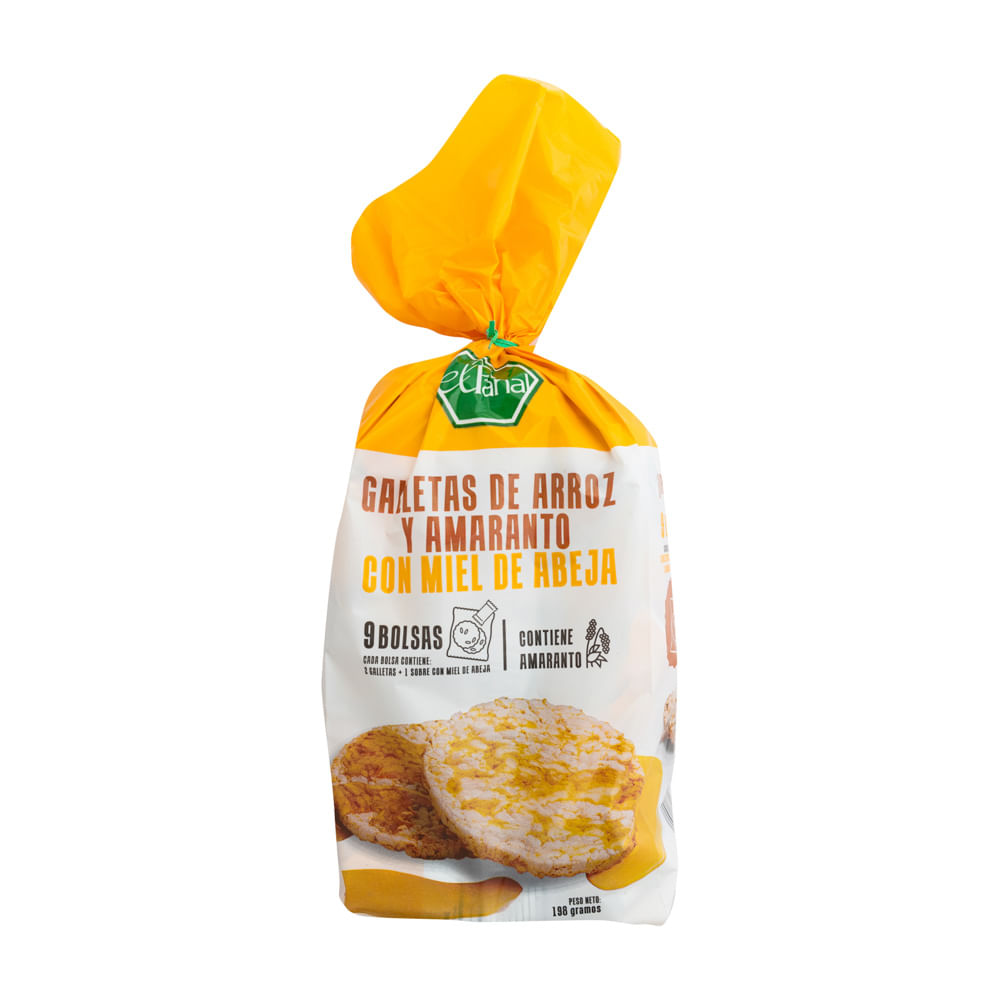 Galleta Arroz Y Amaranto Con Miel El Panal