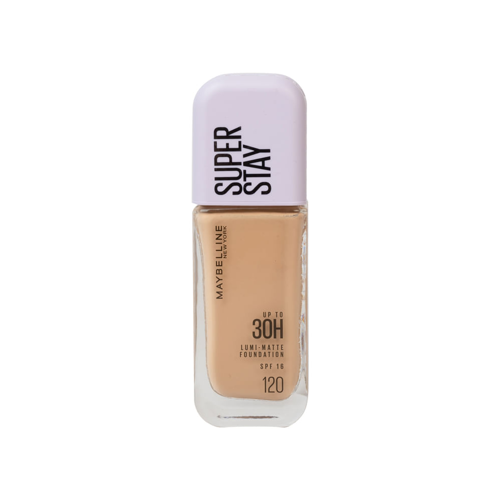 Base Maquillaje Super Stay Lumi-Matte No.120 Maybelline