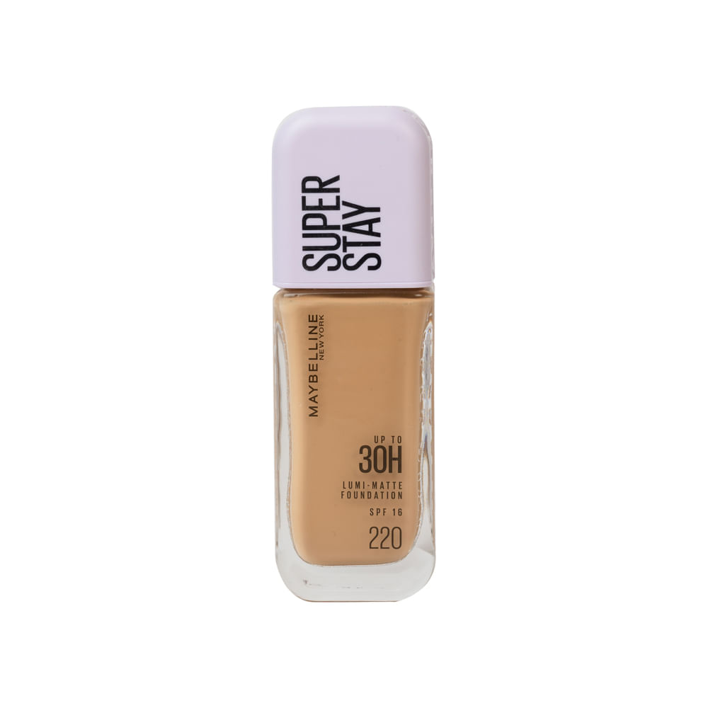 Base Maquillaje Super Stay Lumi-Matte No.220 Maybelline
